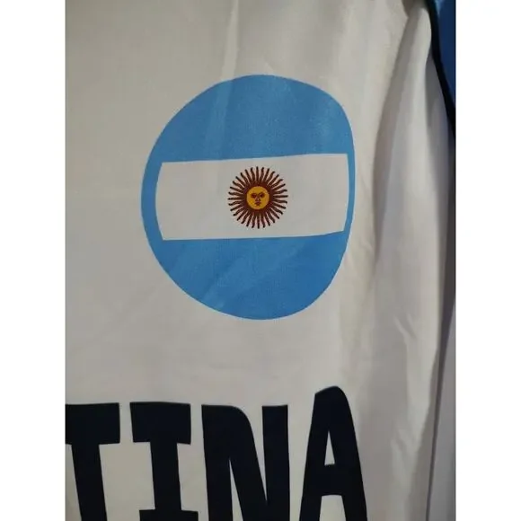 Outerstuff Men's 2022 FIFA World Cup Classic 3rd Long Sleeve Jersey Argentina XL - Picture 4 of 9